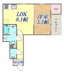 ゼニス北城内の物件間取画像